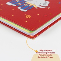 Carnet à spirale avec couverture en papier imprimé éléphant de dessin animé, format B5, 100 feuilles, cadeau pour les étudiants, fournitures de bureau et scolaires