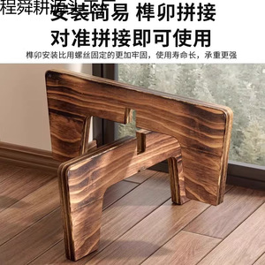 Soporte/estante para flores de mesa para sala de estar, soporte para plantas suculentas de madera maciza para interior, soporte de suelo para balcón de nuevo estilo - Product Image 3