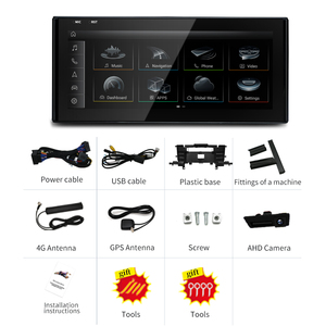 HFMidia Qualcomm Snapdragon 680 Android16 10.25 pouces 12.3 pouces Autoradio pour A4 2017-2022 Carplay sans fil Navi GPS - Product Image 6