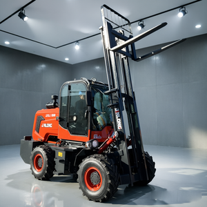 Abrazadera <span class=keywords><strong>de</strong></span> elevación diésel Manipulación <span class=keywords><strong>de</strong></span> descarga Apilamiento Sitio <span class=keywords><strong>de</strong></span> construcción agrícola Puerto Montaña Tracción en las cuatro ruedas Carretilla elevadora todoterreno - Product Image 1