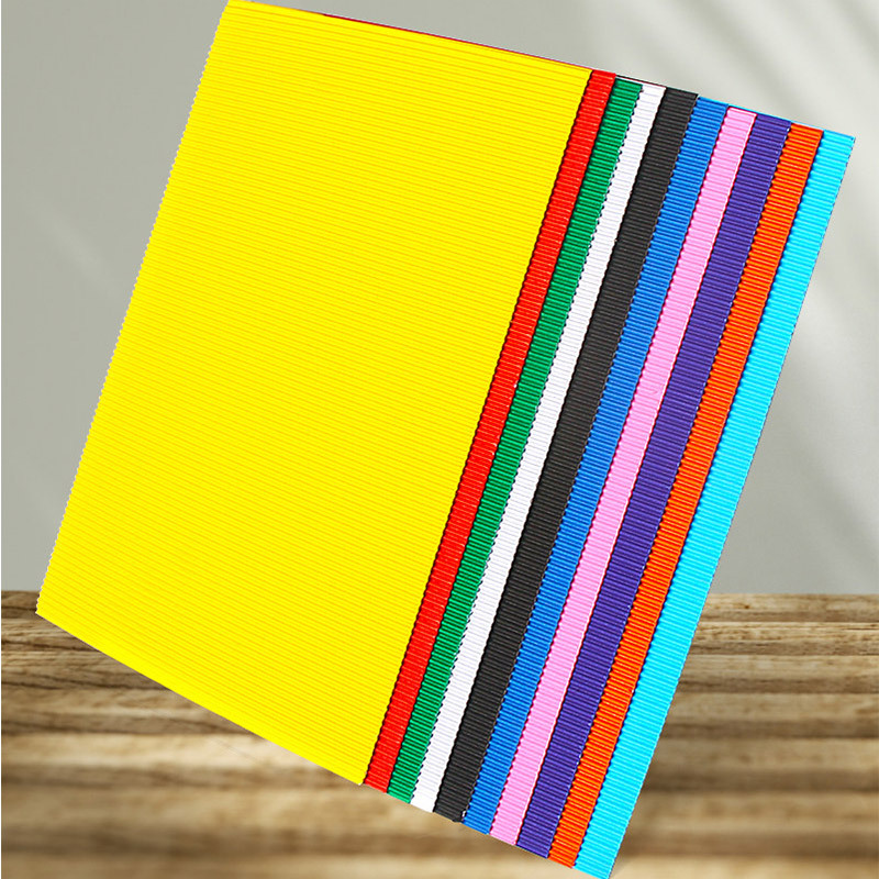 Colored A4 Corrugated Sheet Folding Cardboard
