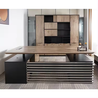 Chef de direction moderne et intelligent, bureau debout de luxe, bureau de direction à hauteur réglable, bureau électrique