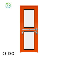 Porte personnalisée de salle blanche à deux vantaux en acier galvanisé au design moderne avec fenêtre visuelle à ouverture automatique pour les hôpitaux