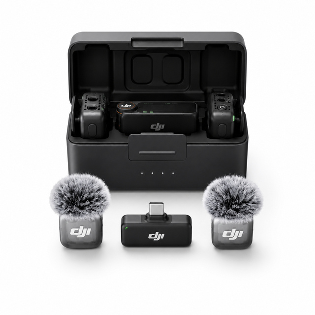 Mic Mini 2S Lavalier Microphone with Built-in Battery for 3.5mm Plug-in Type Live Streaming Noise Reduction