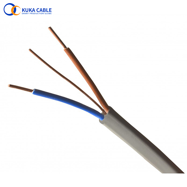 3x2.5mm2 3x1.5mm2 Electric Wiring PVC Flat Twin and Earth Wire Cables