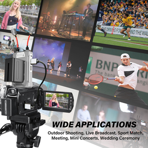 Émetteur-récepteur vidéo et audio sans fil 300M, latence 0,06s, kit d'extension sans fil 1080P pour DSLR, ordinateur portable, décodeur vers moniteur TV - Product Image 6