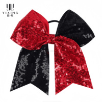 Nouvel Arrivage Nœud de Cheerleading en Tulle Moelleux Couleur Unie pour la Vente en Gros, pour Compétitions Sportives et Utilisation en Équipe