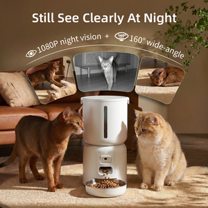 Nouvelle série 4L batterie automatique <span class=keywords><strong>chat</strong></span> <span class=keywords><strong>mangeoire</strong></span> Tuya APP WiFi caméra enregistrement vocal sans fil intelligent <span class=keywords><strong>mangeoire</strong></span> <span class=keywords><strong>pour</strong></span> animaux de compagnie - Product Image 5