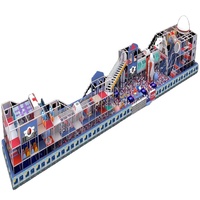 Série Space Naughty Castle, aire de jeux intérieure en aluminium pour enfants, équipement de parc d'attractions, usage commercial, haute sécurité