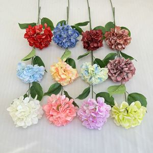 Hortensia Artificial Suzume II de 30cm-100cm, Tela de Seda, Decoración para Bodas y Hogar, Ramo de Flores, Venta al Por Mayor - Product Image 1