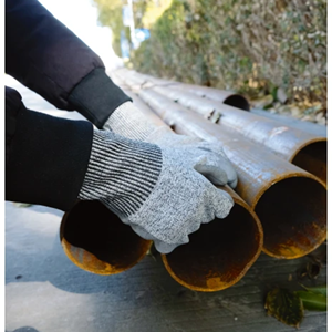 Guantes de Trabajo Ligeros y Transpirables, Resistentes a Cortes de Nivel 5, Resistentes a Pinchazos y Desgarros, Recubiertos de Nitrilo, Gris Moteado, para Uso Automotriz, Talla 12 - Product Image 6