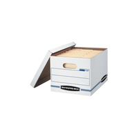 Boîte de rangement portable pour documents de bureau en matériaux recyclés écologiques, avec couvercle amovible, couleur personnalisée et logo imprimé, vente en gros