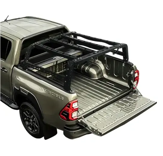 Universal Pickup Truck Adjustable Roll Bar Tub Rack Bed Ladder Rack Roof Ute Tub Roof Rack Mounting Plate