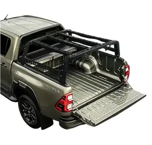 Phổ Pickup xe tải có thể điều chỉnh CuộN thanh bồn tắm Giá giường thang giá mái UTE bồn tắm mái giá gắn tấm