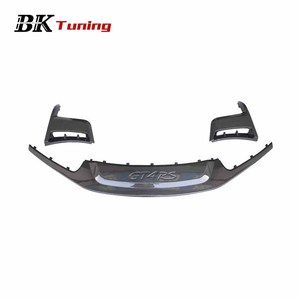 BK Tuning 718 Cayman Boxster GT4RS Style lèvre de pare-chocs avant en carbone sec tablier de séparation avant pour Porsche 981 982 <span class=keywords><strong>GT4</strong></span> <span class=keywords><strong>RS</strong></span> lèvre avant - Product Image 2