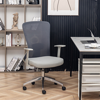 Chaise de bureau ergonomique en maille avec rotation à 360 degrés, confortable et au design moderne