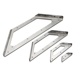 Yadingdi <b>Stainless</b> <b>Steel</b> Corner <b>Bracket</b> Thickened Support Frame Furniture Hardware Storage Shelf <b>Bracket</b> Modern Simple Style - Product Image 4