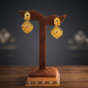 Women's Fashion <b>Dangle</b> <b>Earrings</b> with <b>Gold</b> Plating Copper Brass Chapado En Oro Oro Laminado for Wedding and Special Occasions - Product Image 1