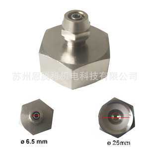 ระบบพ่นละอองแรงดันต่ำ ข้อต่อทองเหลือง 10 ม. พร้อมที่ยึดหัวฉีดและหัวพ่น 10 ชิ้น สำหรับเพิ่มความชื้นภายนอกอาคาร - Product Image 4