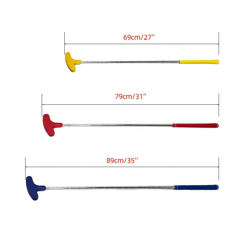 Mini putter de golf à tête en caoutchouc pour enfants, juniors et adultes, putter de golf double face, aides à la formation