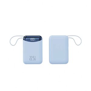 New 2025 Products Type-<b>C</b> Cable Phone Charger 22.5W Fast <b>Charging</b> 20000Mah Capacity Power Bank Led Display Custom Logo Gift - Product Image 1