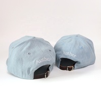 Casquette de baseball en denim vintage lavé rétro à 5 panneaux, vente en gros OEM, broderie personnalisée de lettres, luxe original pour hommes avec logo