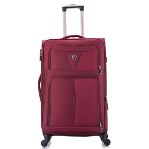 लक्जरी 3 पीसी वाल्व ट्रॉली बैग ट्रैवलिंग सूटकेस नायलॉन सामान सेट