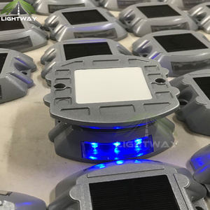 Lampes solaires LED en aluminium pour allées <span class=keywords><strong>de</strong></span> jardin, marches, ponts et sols extérieurs, balises solaires LED pour routes, marqueurs routiers surélevés en forme d'œil <span class=keywords><strong>de</strong></span> chat - Product Image 2