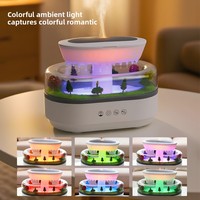 Diffuseur d'arômes Raindrop Micro Landscape, nébuliseur silencieux avec fonction de minuterie, humidificateur domestique pour chambre à coucher