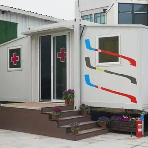 Foldable prefab container portacabin Container House/shop/Home/Office/hospital