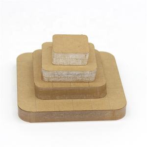 Panneau de timbres de fleurs rondes en acrylique cristal transparent avec décoration ou utilisation de bureau en plastique de <span class=keywords><strong>lignes</strong></span> imprimées - Product Image 2