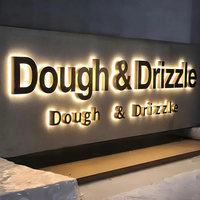 Letras con Logotipo 3D Retroiluminadas de Alta Calidad Personalizadas, Iluminación LED para Logotipo, Letras con Luz de Fondo, Logotipo para Edificio de Oficinas, Logotipo Comercial