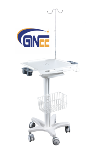 Ginee Medical Ajuste de altura Enfermería móvil Médico Laptop Stand <span class=keywords><strong>Doctor</strong></span> Workstation Trolley <span class=keywords><strong>Computer</strong></span> Cart Medical - Product Image 5