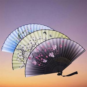 Éventail pliable en soie et bambou, ajouré avec franges, pour la maison, la danse, les fêtes et la décoration de mariage - Product Image 4