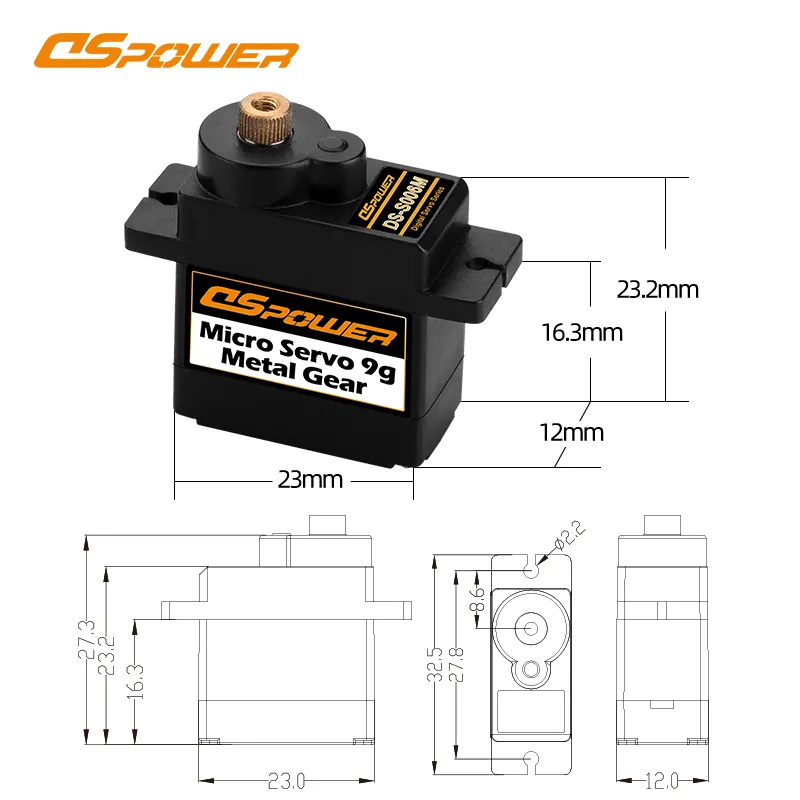 Sg90s sg90 9g winziges Servo 12g Metall getriebe Digital Micro Servo Für RC Hubschrauber Flugzeug Roboter Servomotor