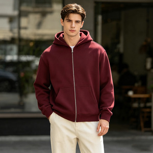 เสื้อฮู้ดซิปสีพื้น 500 GSM สำหรับผู้หญิง สไตล์ลำลอง ขายตรงจากโรงงาน - Product Image 5