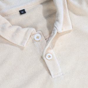 Camiseta Polo de Manga Corta para Hombre, de Alta Calidad, con Logotipo Personalizado, Informal, Ajustada, de Tela de Rizo - Product Image 3