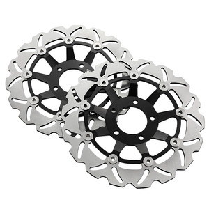 Disco de freno delantero de acero inoxidable para motocicleta <span class=keywords><strong>Suzuki</strong></span> <span class=keywords><strong>GSX</strong></span> 600 <span class=keywords><strong>F</strong></span> Katana Bandit SFV <span class=keywords><strong>650</strong></span> Gladius - Product Image 5