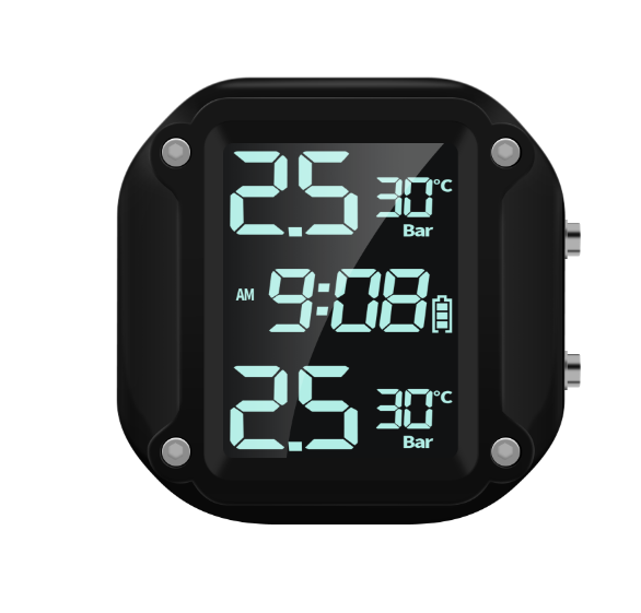Motorcycle Tpm Tire Pressure Monitoring System with External Motorcycle Tpms Sensor