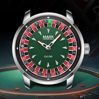 Montre unisexe à cadran rotatif Roulette, étanche, lumineuse, de luxe, automatique, à quartz