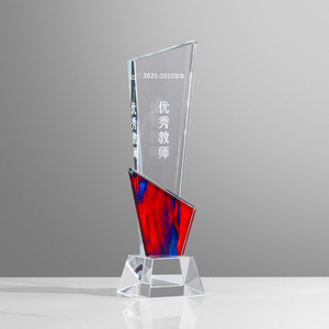 Trophée <span class=keywords><strong>de</strong></span> récompense <span class=keywords><strong>de</strong></span> musique gravé personnalisé pour les concours <span class=keywords><strong>de</strong></span> chant K9 Crystal avec base en verre cristal - Product Image 2