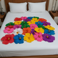 Accessoires de coiffure de plusieurs couleurs de fleur ornementale d'hibiscus