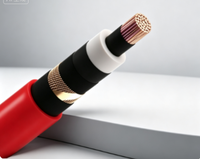 Câble industriel moyenne tension Zhongkai N2XS2Y 8.7/15(17.5)kV, conducteur en cuivre 120mm, gaine XLPE HDPE, distribution d'énergie