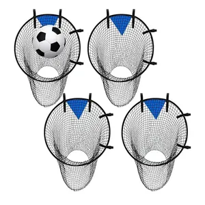 青少年足球援助顶球目标球网设置易于安装和拆卸到角球射门顶角目标球网