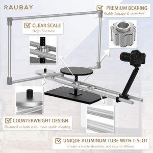 Plataforma Giratoria Profesional para Fotografía RAUBAY 360 Grados (Versión Ligera), Slider Giratorio para Cámara - Product Image 3