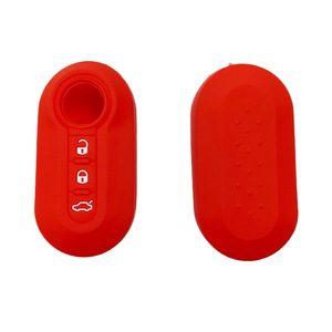 Silicone <strong>Car</strong> Remote Key Fob Cover Case Fit for <strong>Fiat</strong> 500 Ducato Panda <strong>Bravo</strong> 2 Lancia Musa Grande Punto <strong>Car</strong> Key <strong>Accessories</strong> - Product Image 3
