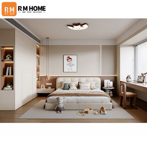 Современный минималистичный деревянный спальный гарнитур татами на заказ, включая кровать, стол и книжную полку, для дома, офиса, квартиры или отеля - Product Image 2