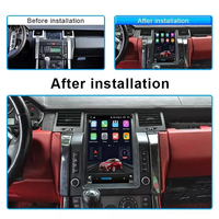 Navihua offre spéciale Lecteur de navigation GPS Android à écran vertical de 12.1 pouces pour Land Rover Range Rover L320 2005-2009