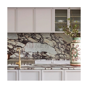 Newstar mejor calidad personalizar tamaño piedra Natural Calacatta Viola mármol cocina isla cocina decoración Backsplash <span class=keywords><strong>encimera</strong></span> - Product Image 4