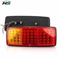 Feu arrière de camion HSSH 80 LED 12V 24V, feu combiné arrière pour camion lourd et remorque Mercedes Benz